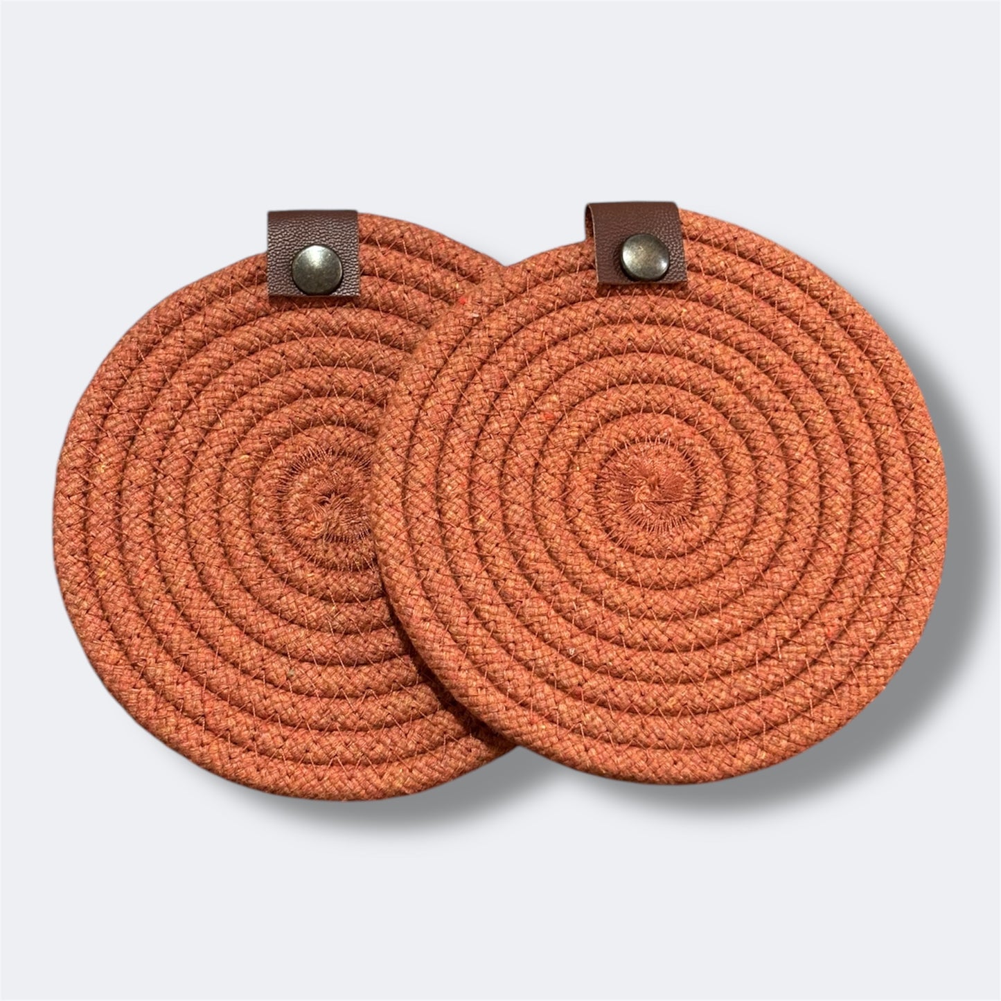 Set de mesa circular canela