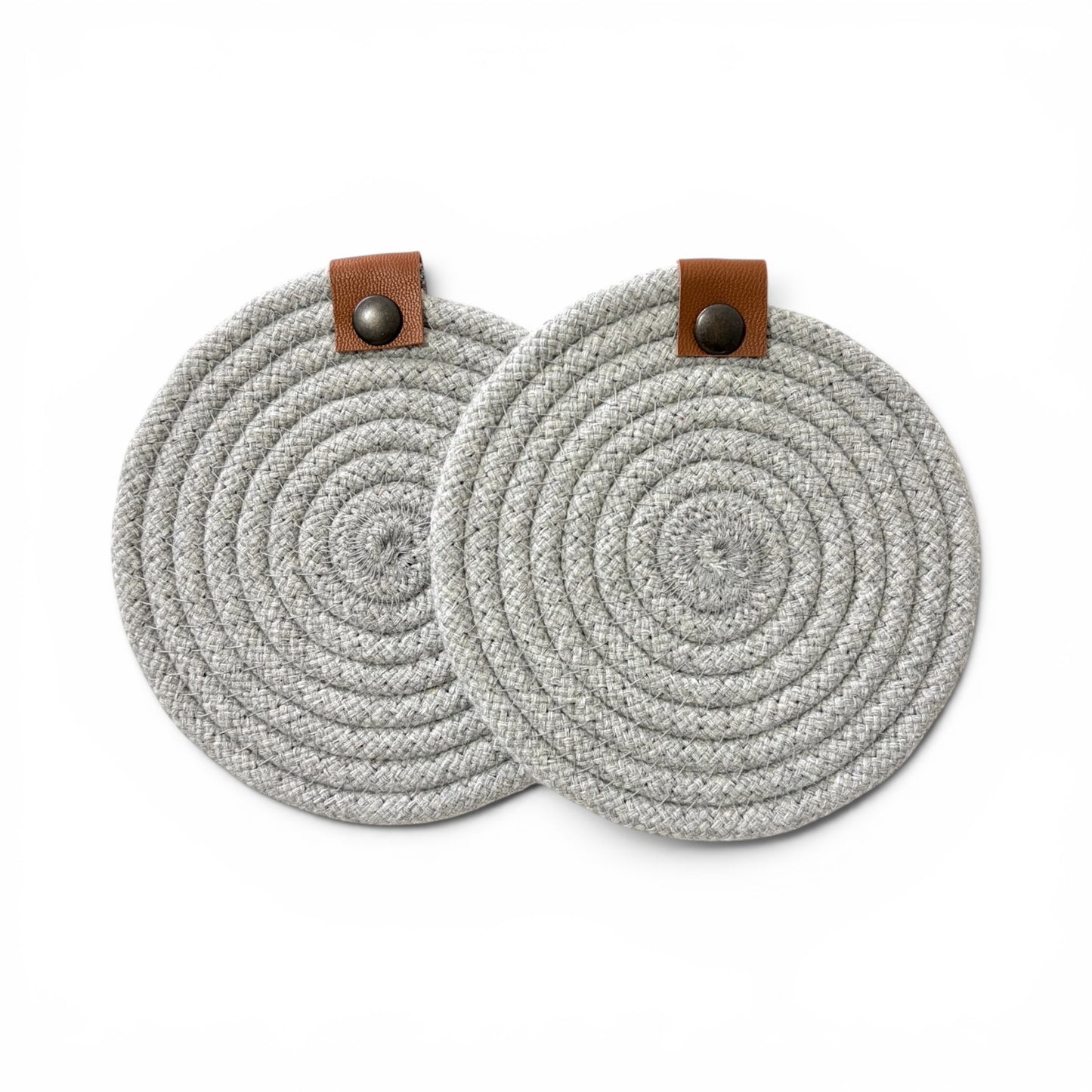 Set de mesa ovalado gris claro