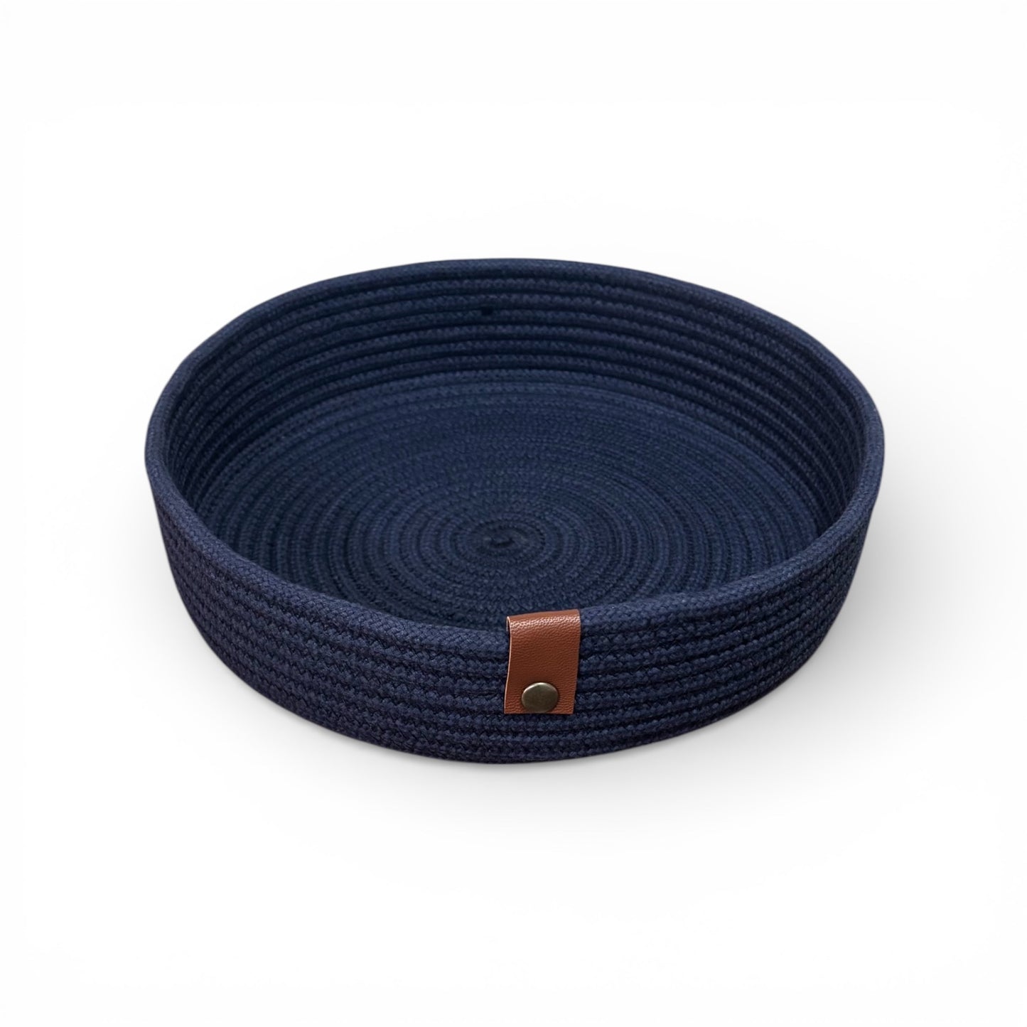 Set de mesa circular azul marino