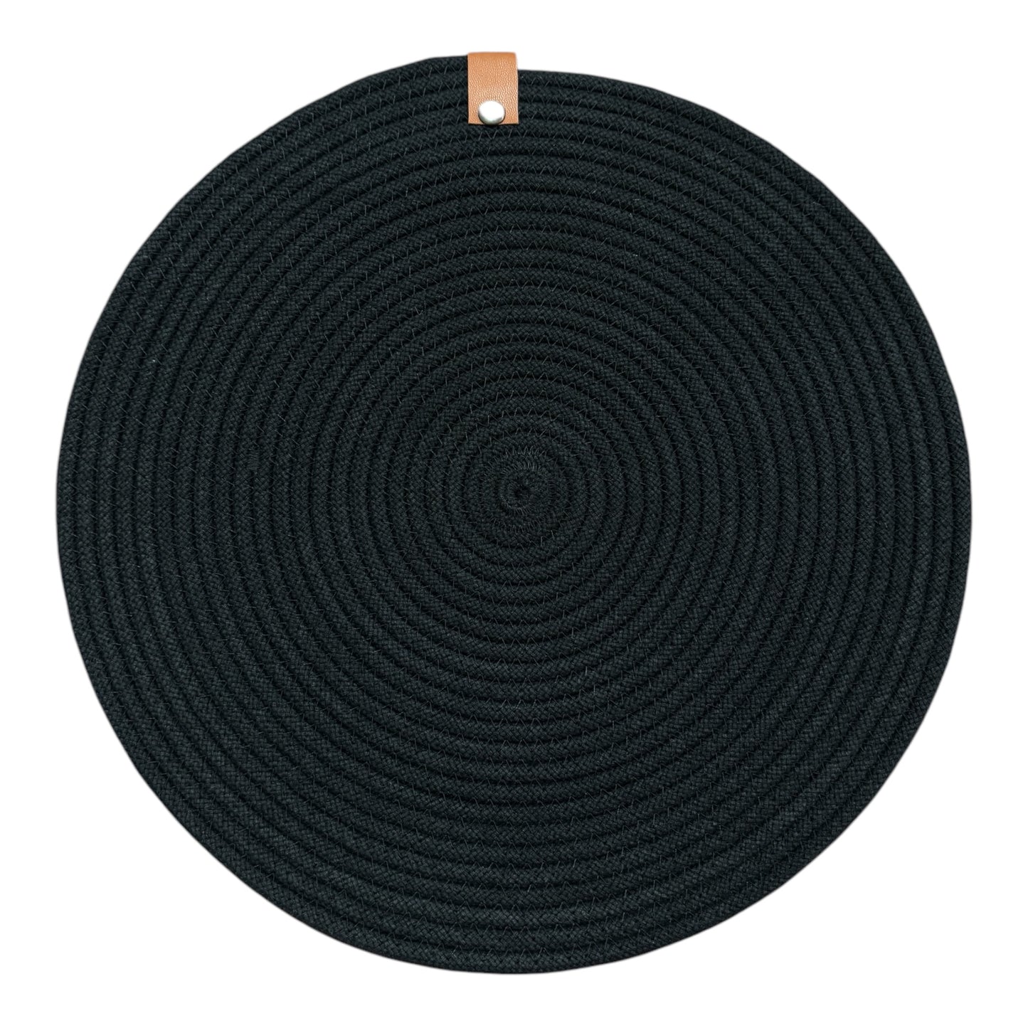 Set de mesa ovalado negro